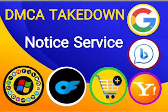 send dmca takedown notice google, facebook, reddit, etsy, bing, onlyfans, yahoo