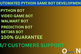 make automated python online game bot walmart bot video game bot