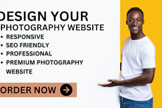 build photography portfolio website with online booking integration