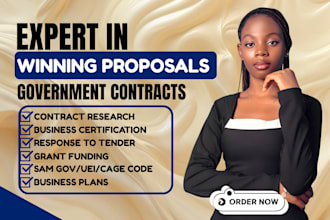 do winning bid proposal and research for response to rfp