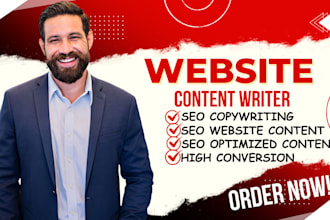 write your high converting copywriting, SEO website content copywriter blogpost