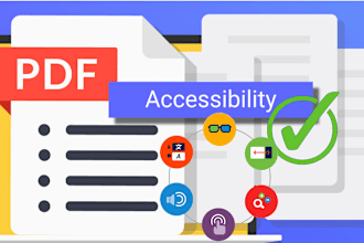 manually review the PDF and resolve all accessibility issues