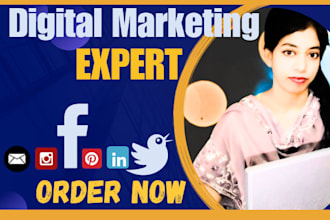 be your skilled digital marketer with 7 years of exprience