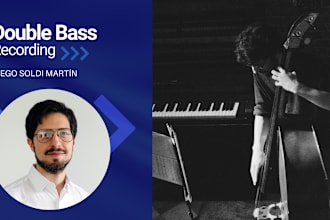 record double bass for your track