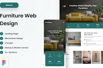 design web, android, ios, saas and responsive app UX UI design in figma