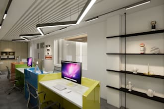 do interior design for coffee shops, retail store, gym, and office design