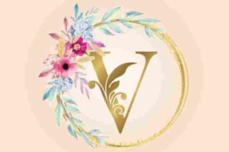 elegant and feminine custom logo design