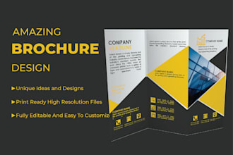 make creative restaurant menu, food menu, flyer or brochure