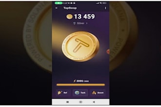 clone tapswap, notcoin, hamster kombat, mini app gamefi, telegram mini app, blum