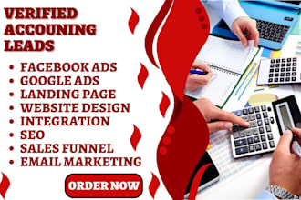 generate highly converting accounting leads bookkeeping cpa quickbook tax leads
