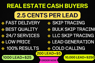 do cash buyers, motivated sellers leads, skip tracing, cold calling