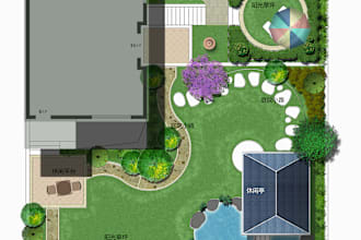 design your 2d site plan and 3d landscape