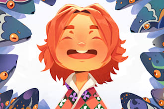 draw custom illustrations for your picture book