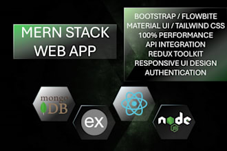 be mern full stack web developer in react js