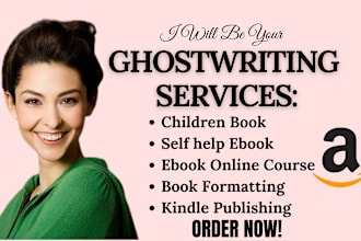be your self help ebook, memoir, ebook ghostwriter, ghost book writer