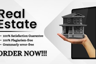 write real estate ebook, airbnb, business, finance book and ebook writer