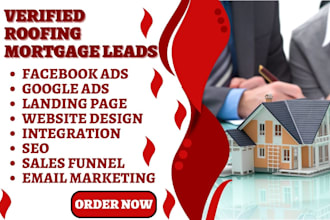 generate fresh solar leads roofing leads mortgage homeowner website facebook ads