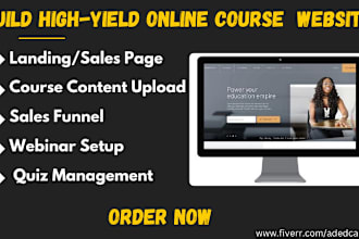 create thinkific, kajabi website, teachable, online course website podia