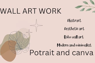 create wall art , custom design for you and your home decor