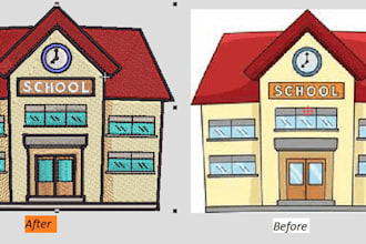 embroidery digitizing into dst,pes,jef file in 1 hour