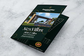 design or redesign real estate brochure and flyer