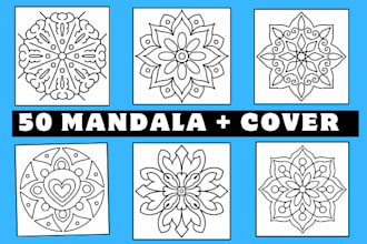 draw bold and easy mandala coloring pages