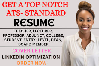 write teacher, lecturer, professor, education, UI,UX and board member resume