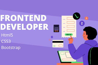 be your frontend developer with html5 and css3