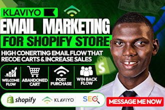 setup klaviyo email flows, shopify klaviyo email marketing shopify klaviyo email