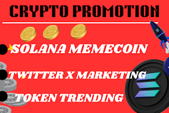 do crypto twitter x marketing to increase solana memecoin to get real investors