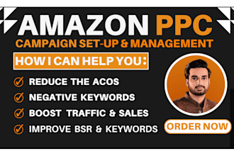 setup and optimize amazon PPC campaign amazon PPC ads campaign