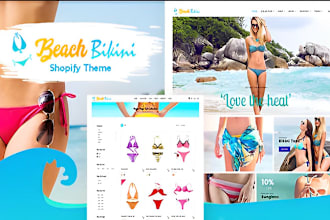 design 7 figure adult shopify store lingerie website bikini, adult toys website