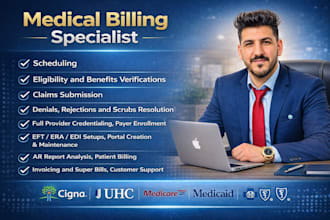 be your medical biller for medical billing and credentialing