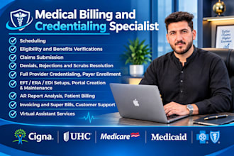be your medical biller for medical billing and credentialing