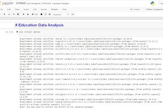 do data analysis and machine learning in jupyter notebook