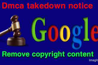 remove leaked and google search images under dmca