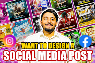 create social media posts, ads, flyers, banners, brochures
