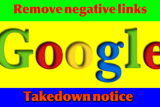 takedown to remove google search images under dmca