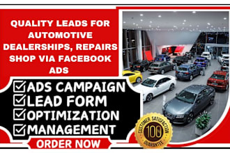 generate auto car sales lead car rental dealership car repair leads car wash