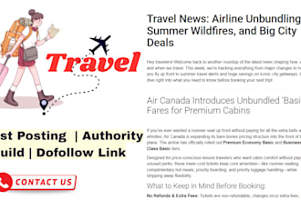 travel guest posts with high authority backlinks