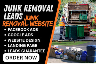 do junk removal leads handyman leads design responsive junk removal website