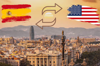 provide perfect english to spanish translation in 24h