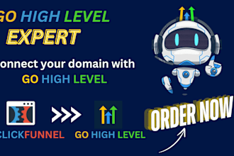 domain connect with go high level , clickfunnel and clixlo