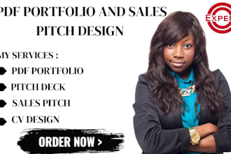 design PDF portfolio sales pitch creative portfolio company PDF or CV resume