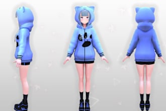 create, edit or fix your mmd model , vrchat or any type weight paint