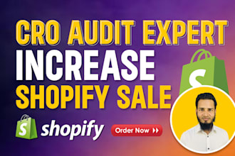 do cro audit to increase sales for your shopify store
