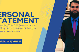 improve your personal statement and statement of purpose