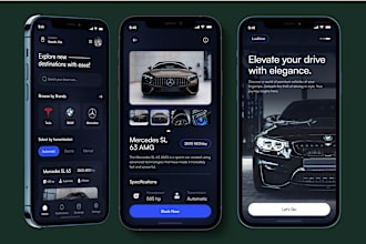 create car service app, mechanic app, car rental website and app, car wash app