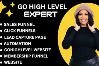 be your go high level expert, go high level sales funnel, gohighlevel website
