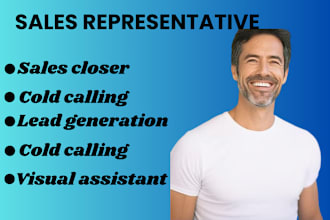 be your virtual assistant for sales and customer service rep in all niche
